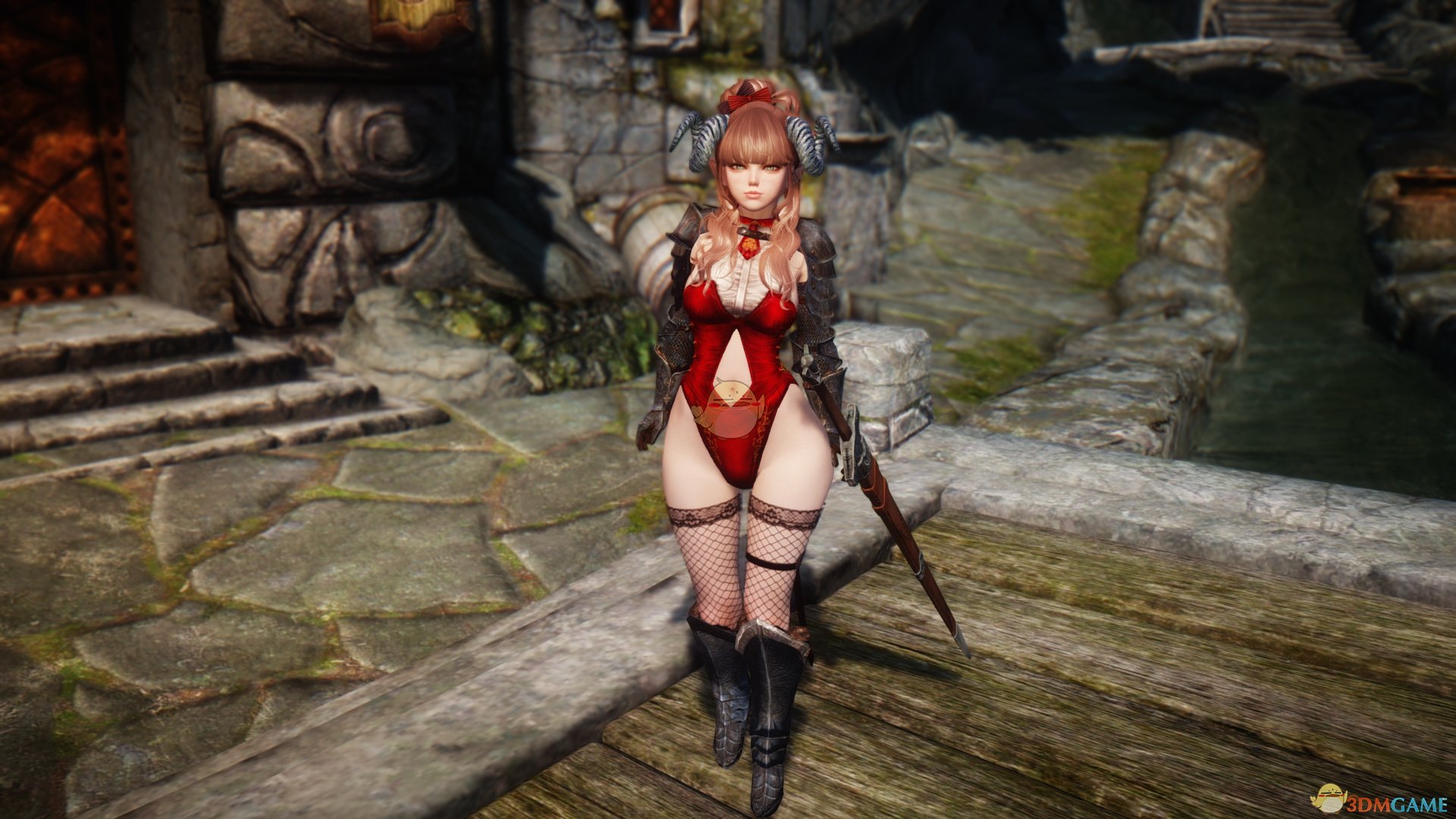 《上古卷轴5：天际》Sonya有羊角的性感女性随从MOD