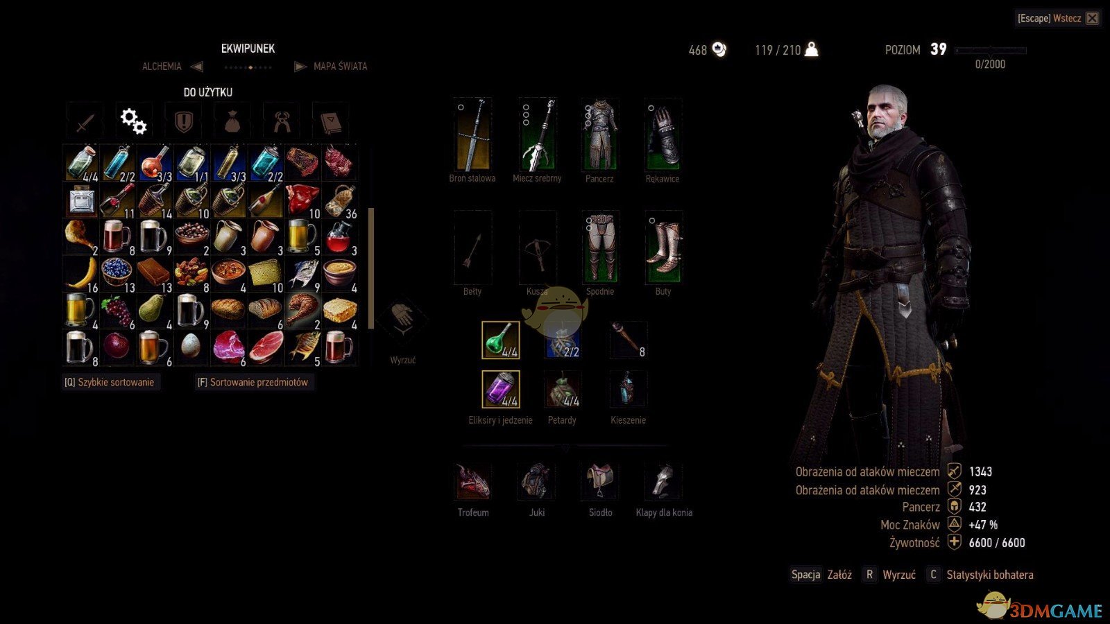 《巫师3：狂猎》真实的食物和饮料MOD