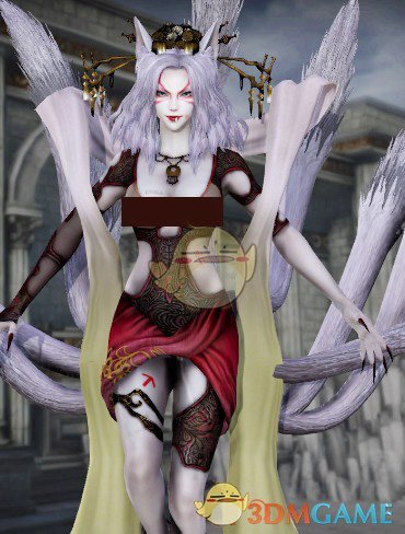 《无双大蛇3》九尾狐果胸透视装MOD