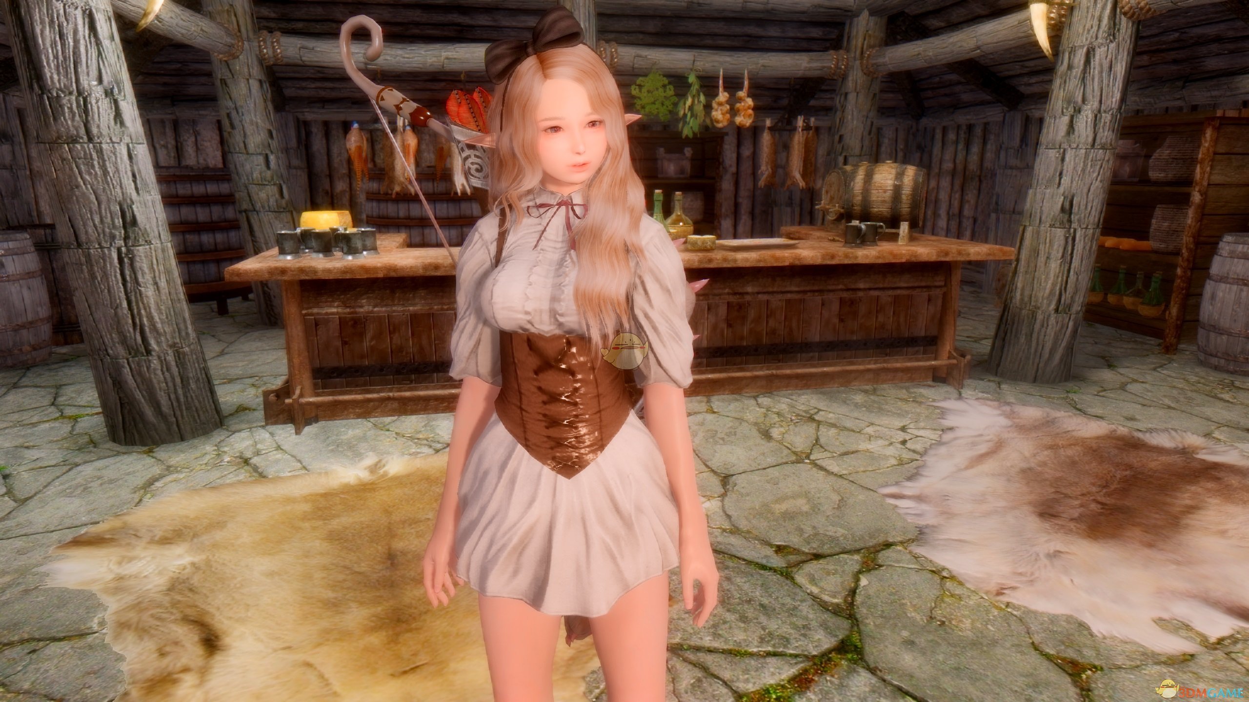 《上古卷轴5：天际》Rena可爱精灵女性随从MOD