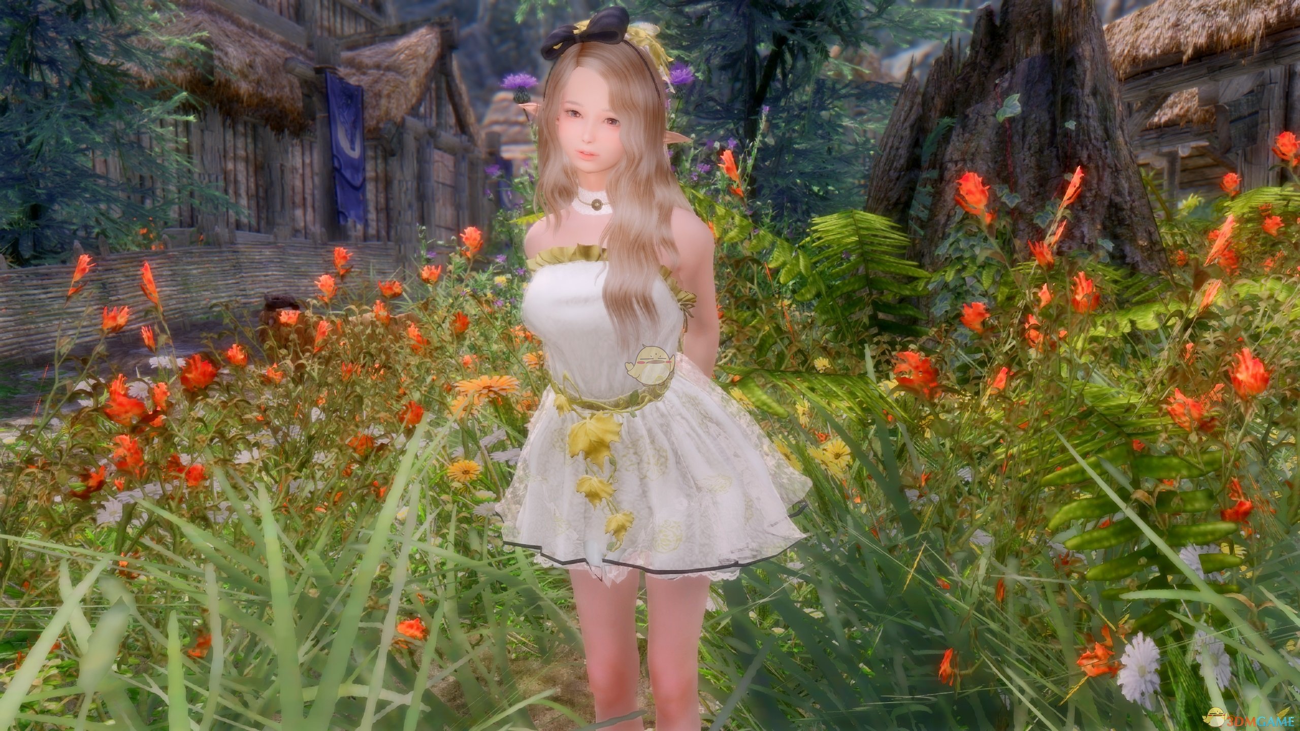 《上古卷轴5：天际》Rena可爱精灵女性随从MOD