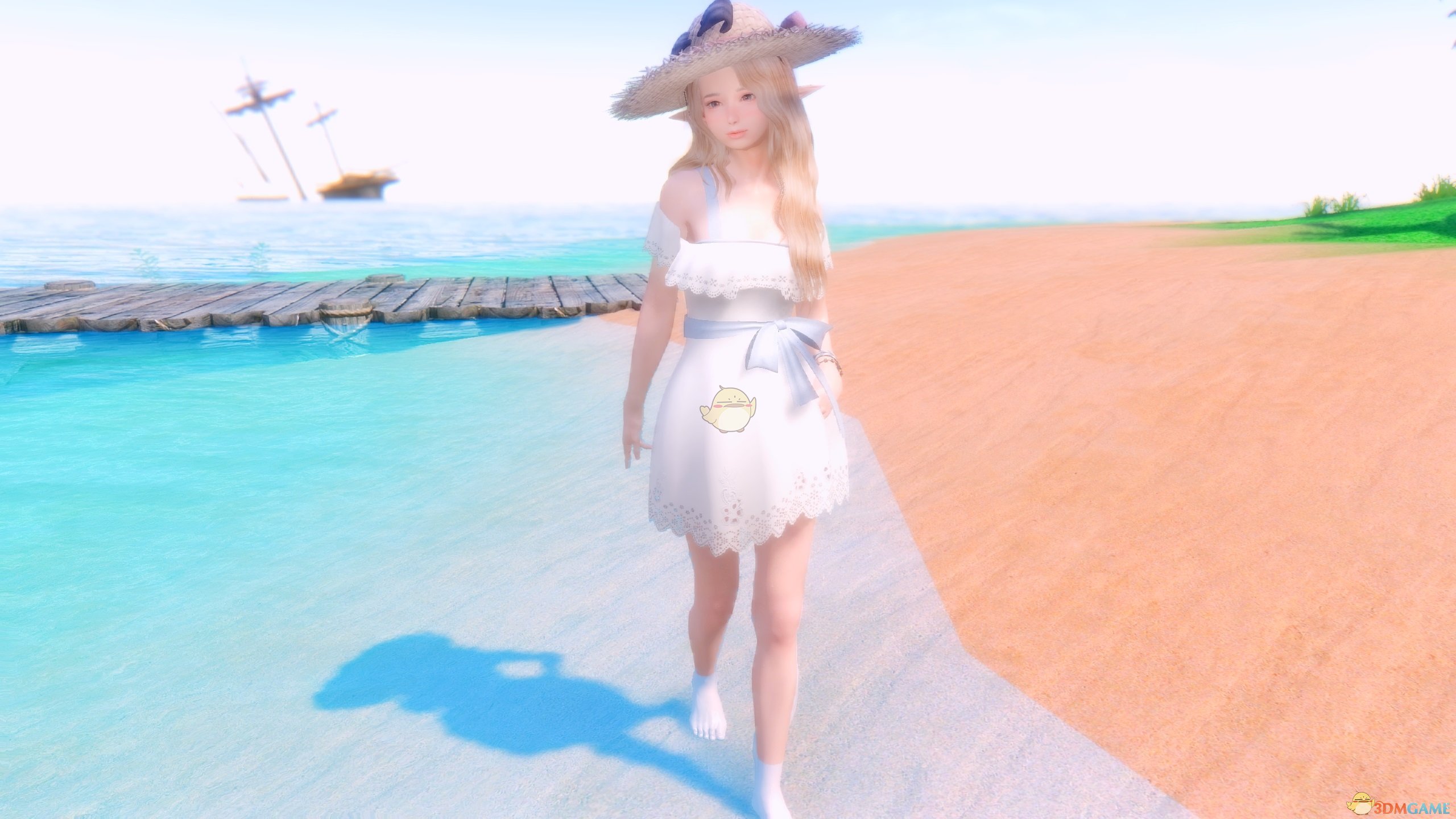 《上古卷轴5：天际》Rena可爱精灵女性随从MOD