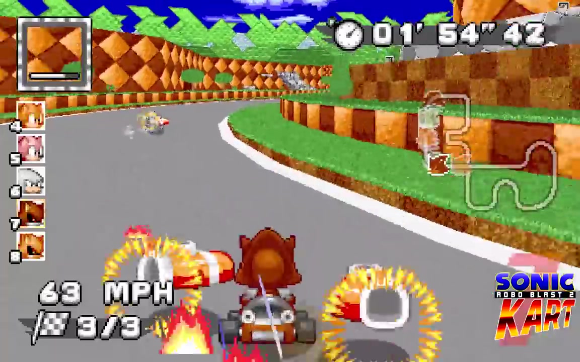 粉丝自制索尼克游戏《索尼克机器大战2赛车》推出