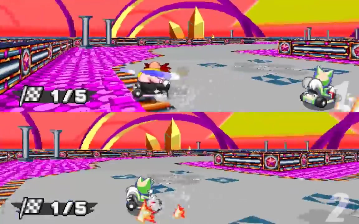 粉丝自制索尼克游戏《索尼克机器大战2赛车》推出
