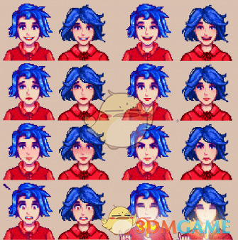 《星露谷物语》女性肖像简单美化MOD