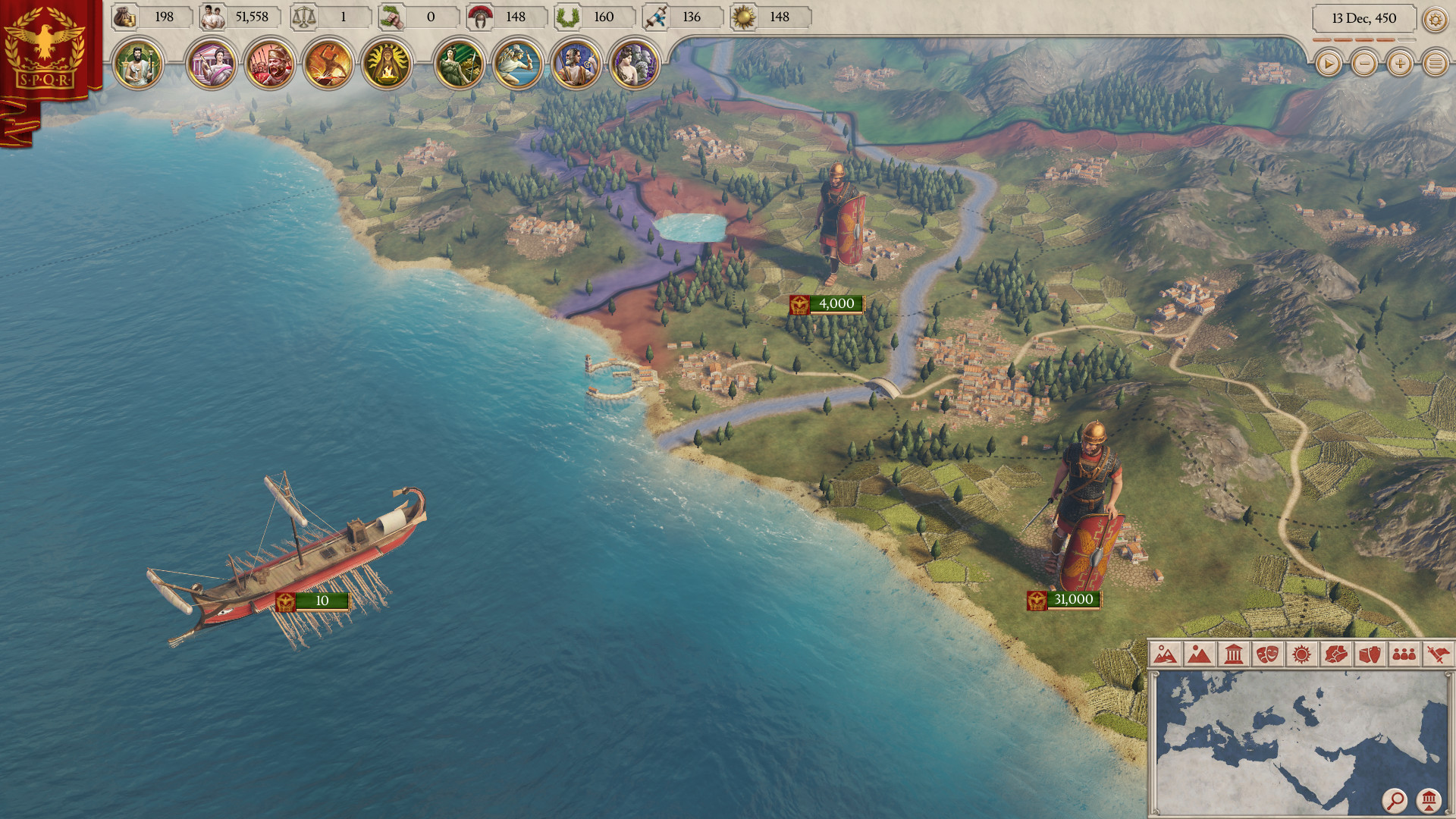 策略游戏《大将军：罗马》加入世界奇迹 画面效果震撼