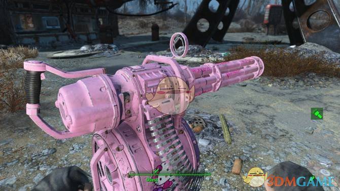 《辐射4》加特林机枪高清重制MOD