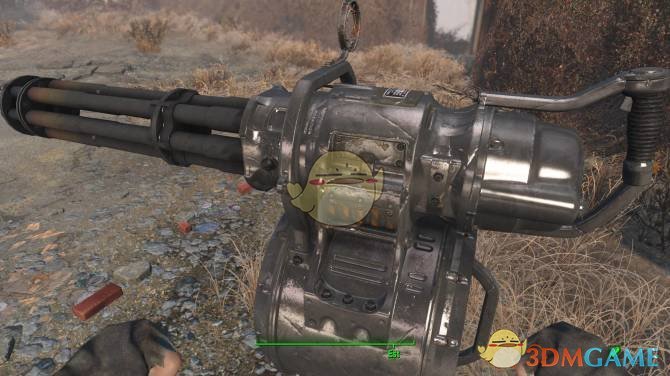 《辐射4》加特林机枪高清重制MOD