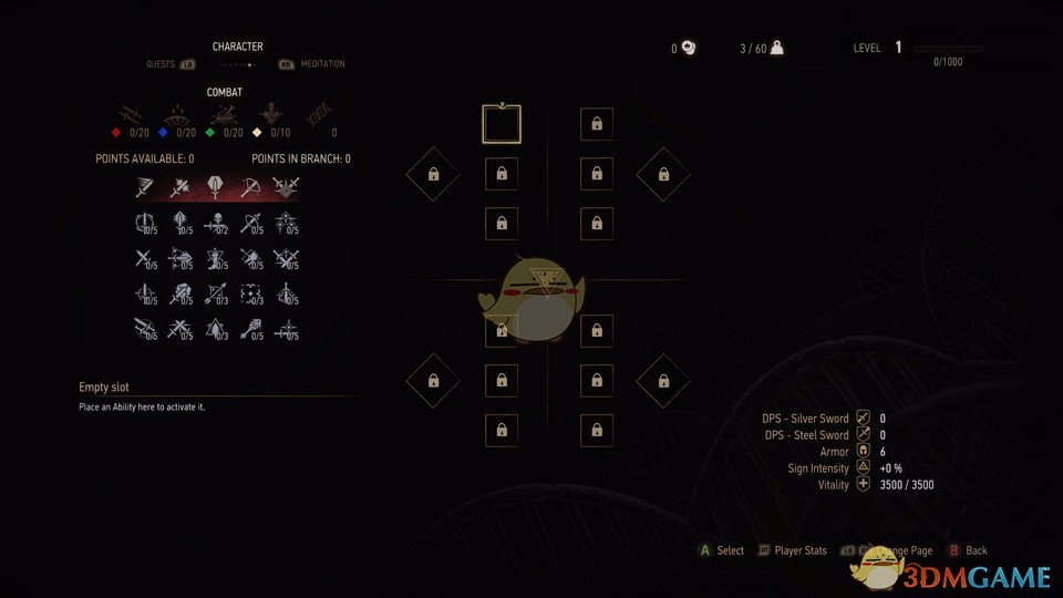 《巫师3：狂猎》解锁所有技能槽MOD