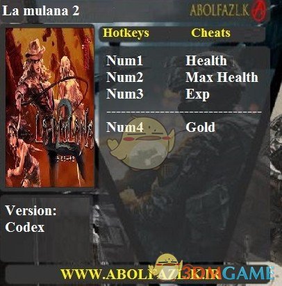 《穆拉纳秘宝2》v1.4.4.2四项修改器[Abolfazl]