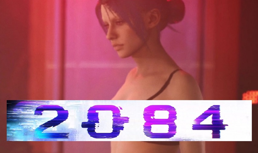 赛博朋克FPS游戏《2084》演示 妹子穿内衣登场