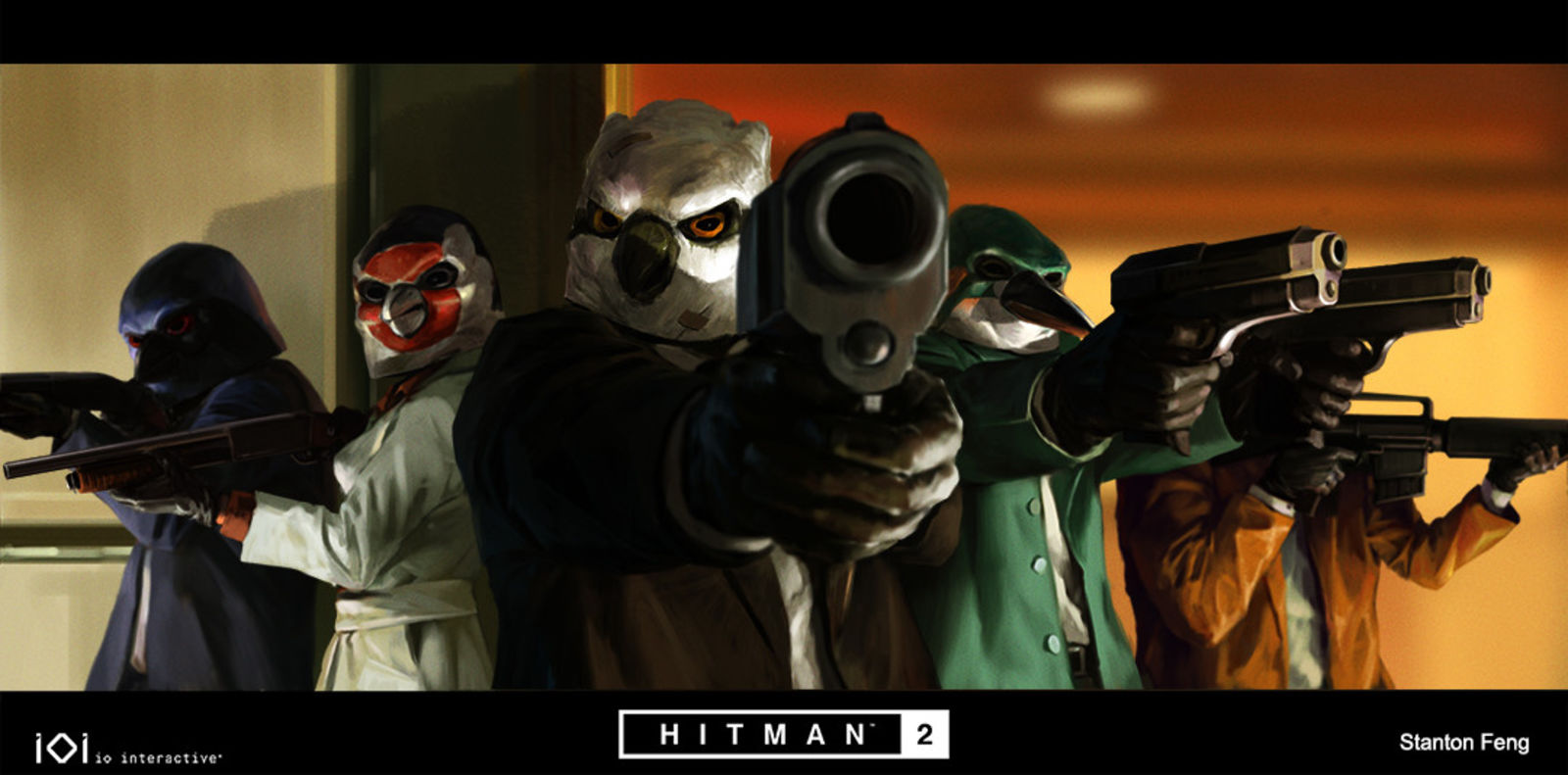 《杀手2》艺术设定图欣赏 地表最强光头刺客登场