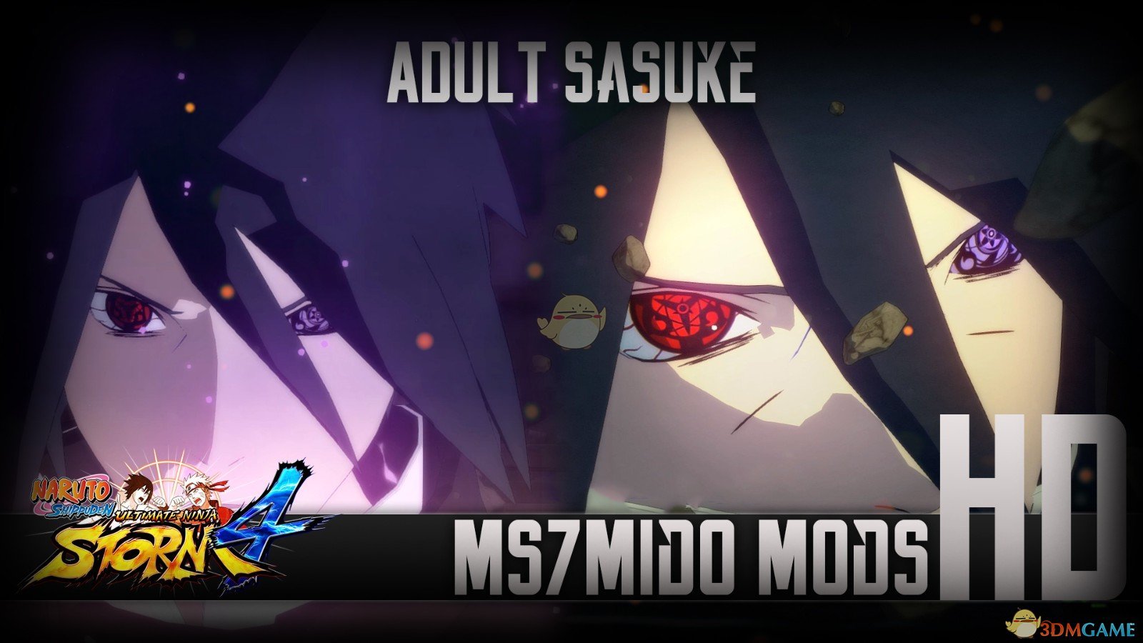 《火影忍者：究极忍者风暴4》佐助自定义写轮眼轮回眼MOD