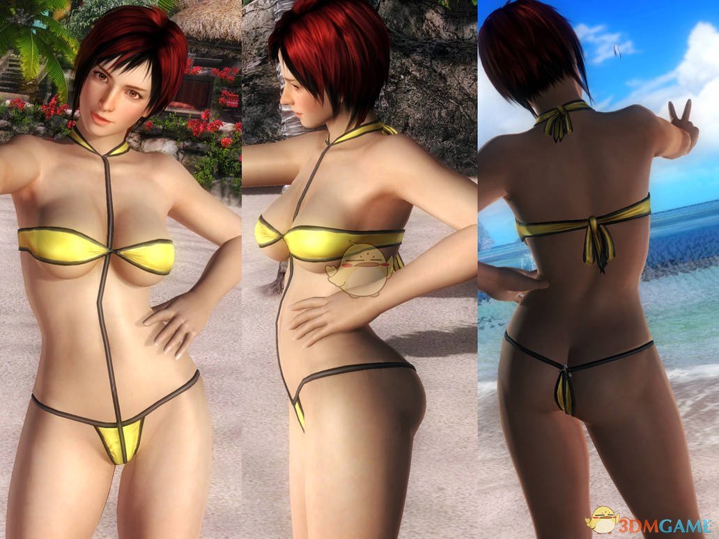 《死或生5：最后一战》Mila黄色十字性感泳装MOD