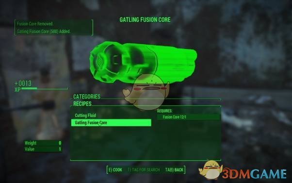 《辐射4》镭射加特林弹药调整MOD