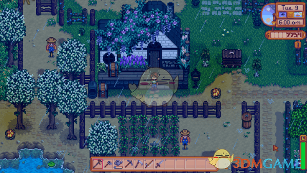 《星露谷物语》真实动态天气功能MOD