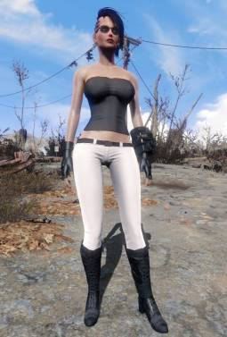《辐射4》摩托女郎服装MOD