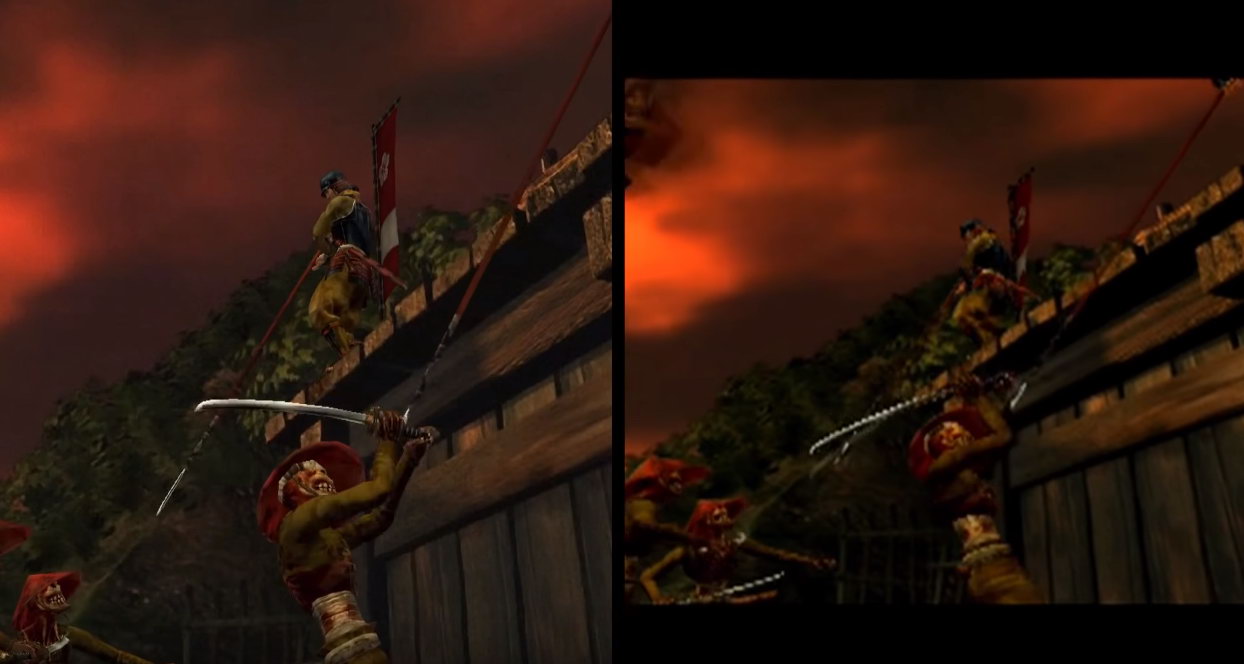 《鬼武者HD复刻版》Switch/PS2版对比 画面效果提升