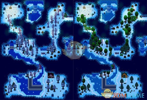 《星露谷物语》冬季秘密森林MOD