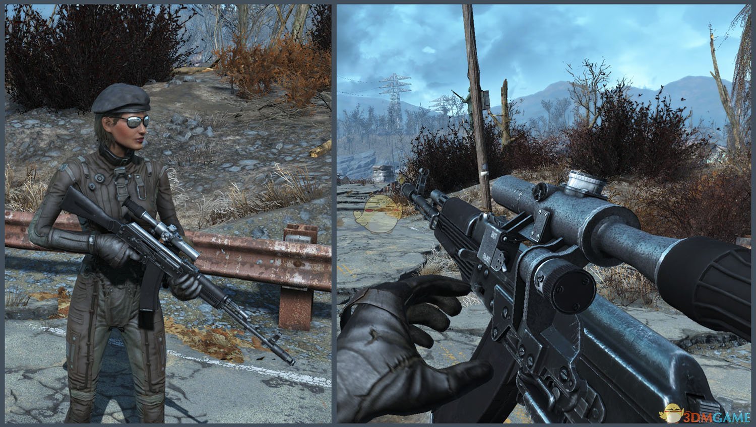 《辐射4》AK74M冲锋枪MOD