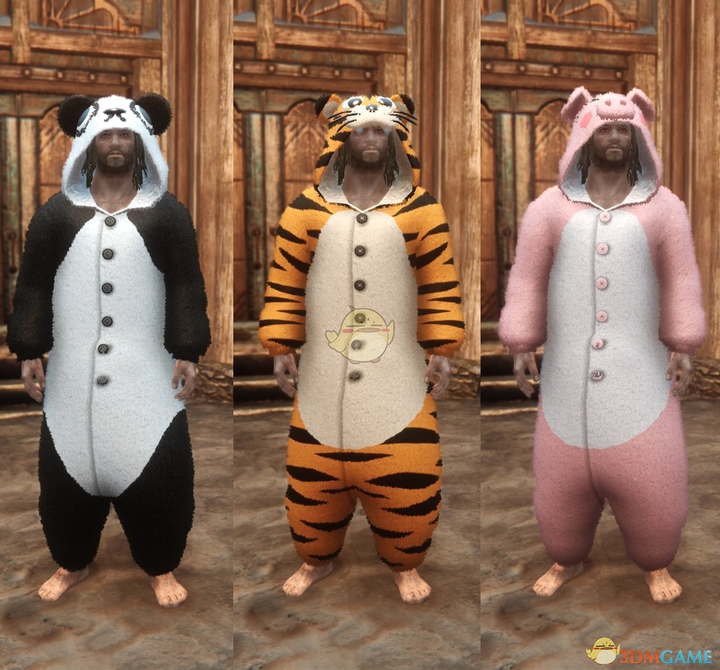 《上古卷轴5：天际》超可爱动物睡衣MOD