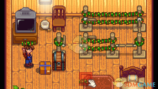 《星露谷物语》圣诞节的围栏MOD