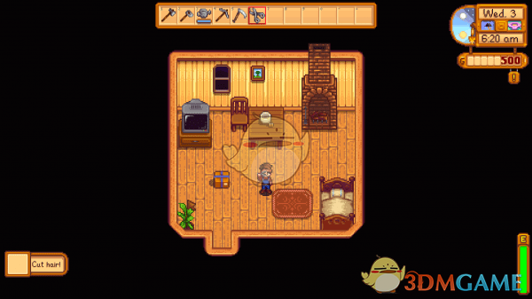 《星露谷物语》毛发生长功能MOD