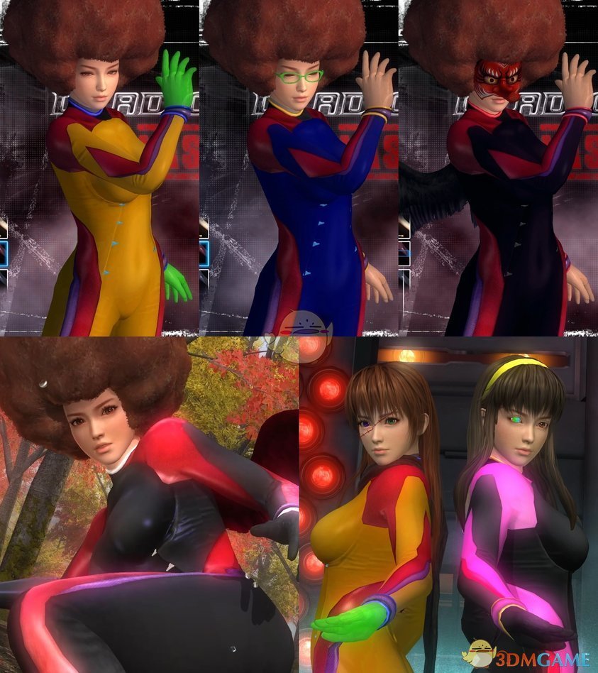 《死或生5：最后一战》Phase4爆炸头面部装饰MOD