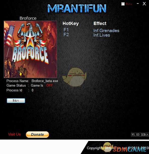 《武装原型》v8293无限条命手榴弹修改器[MrAntiFun]