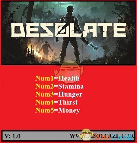 《荒无人烟》v1.0五项修改器[Abolfazl]