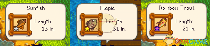 《星露谷物语》对话气泡显示鱼的品质MOD