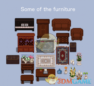 《星露谷物语》Eemie的优雅自定义家居MOD