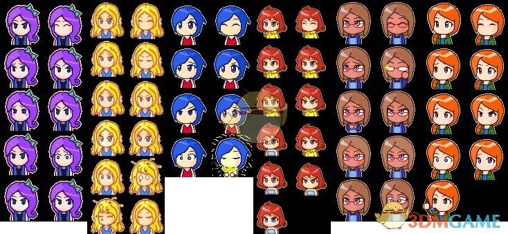 《星露谷物语》简约动画风女性肖像MOD