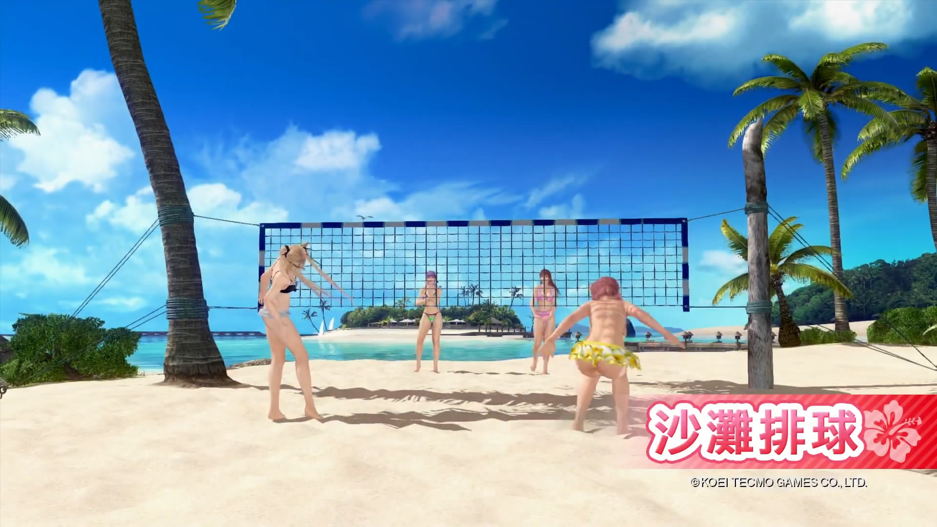 《死或生沙滩排球3：绯红》新中文预告 美女们太性感