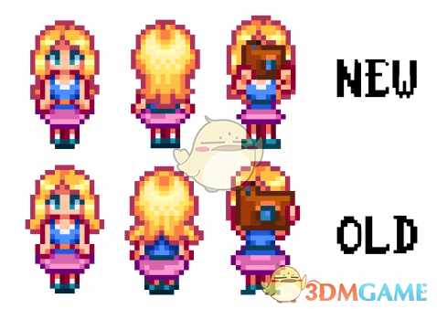 《星露谷物语》海莉人物精灵美化MOD