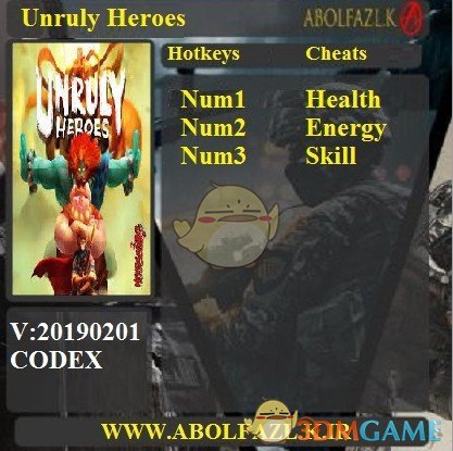 《非常英雄》v2019.02.01三项修改器[Abolfazl]