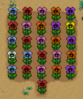 《星露谷物语》风信子和三色堇MOD