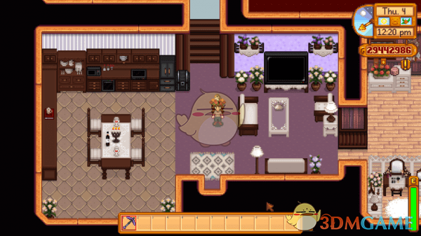 《星露谷物语》黑木奶油风家具包MOD