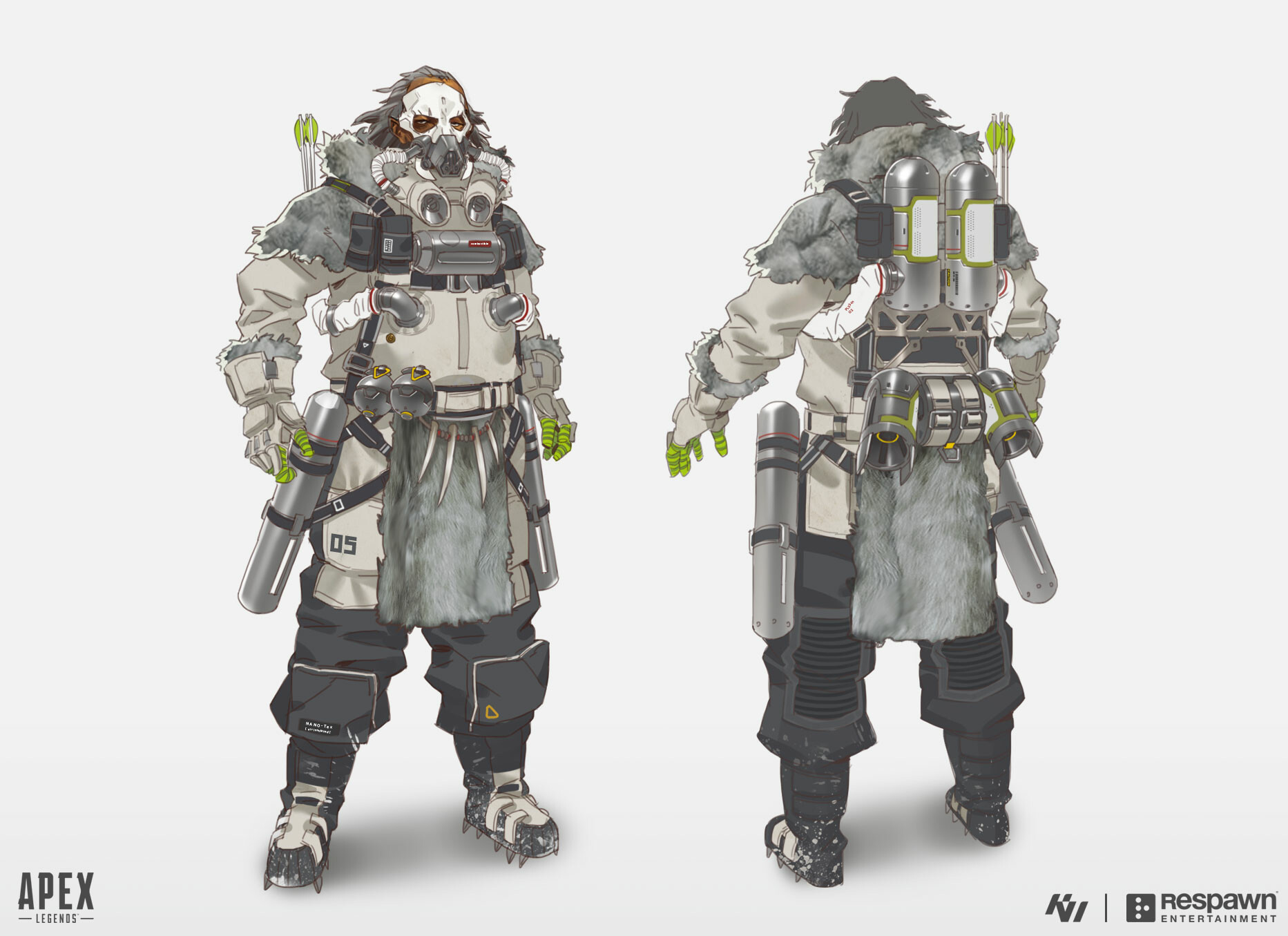 《Apex英雄》海量概念原画 英雄背后的真人原型曝光