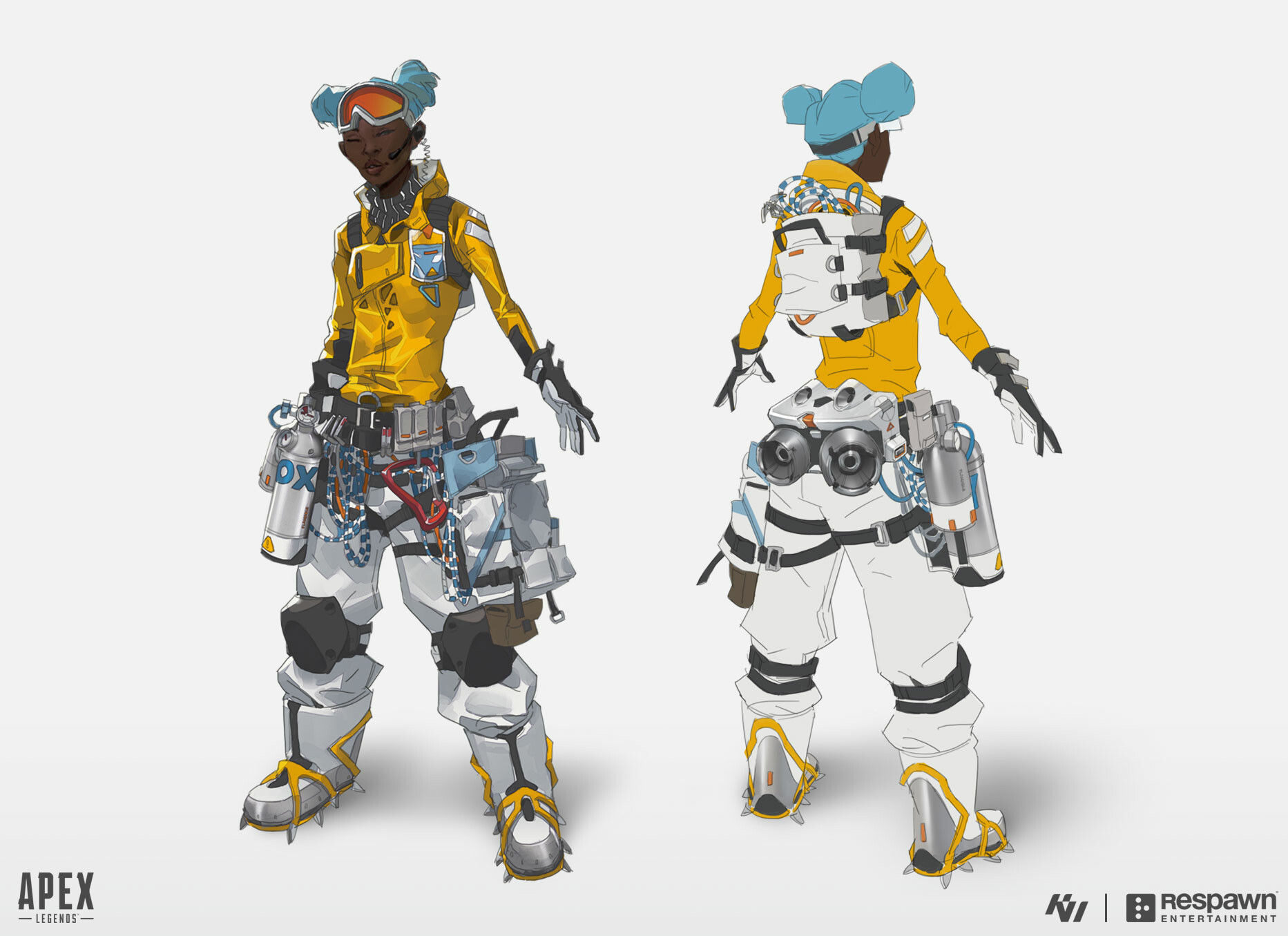 《Apex英雄》海量概念原画 英雄背后的真人原型曝光