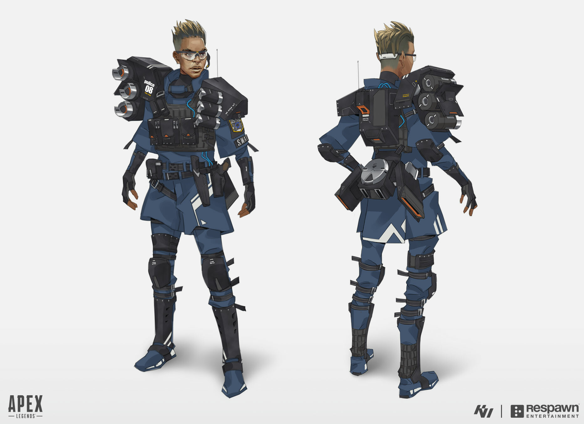 《Apex英雄》海量概念原画 英雄背后的真人原型曝光