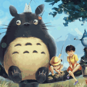 《Wallpaper Engine》哆哆鲁龙猫可爱壁纸