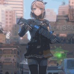 《Wallpaper Engine》中立区域军方少女动态壁纸