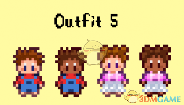 《星露谷物语》婴儿服装MOD