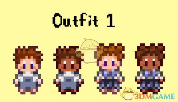 《星露谷物语》婴儿服装MOD