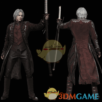 《鬼泣5》穿但丁服装的维吉尔MOD