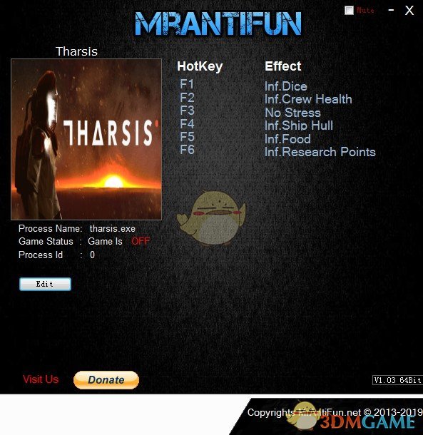 《塔尔西斯》v2019.03.11六项修改器[MrAntiFun]