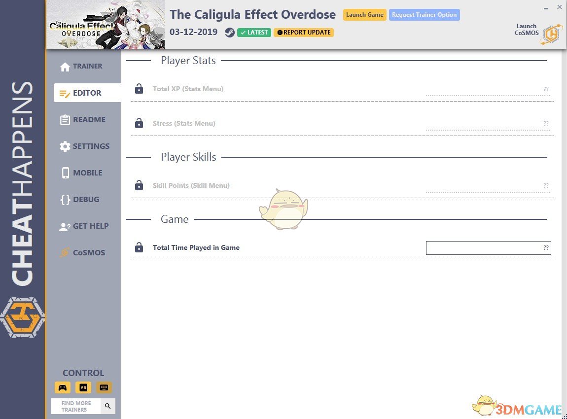《卡里古拉：过量》v1.0九项修改器[Cheat Happens]