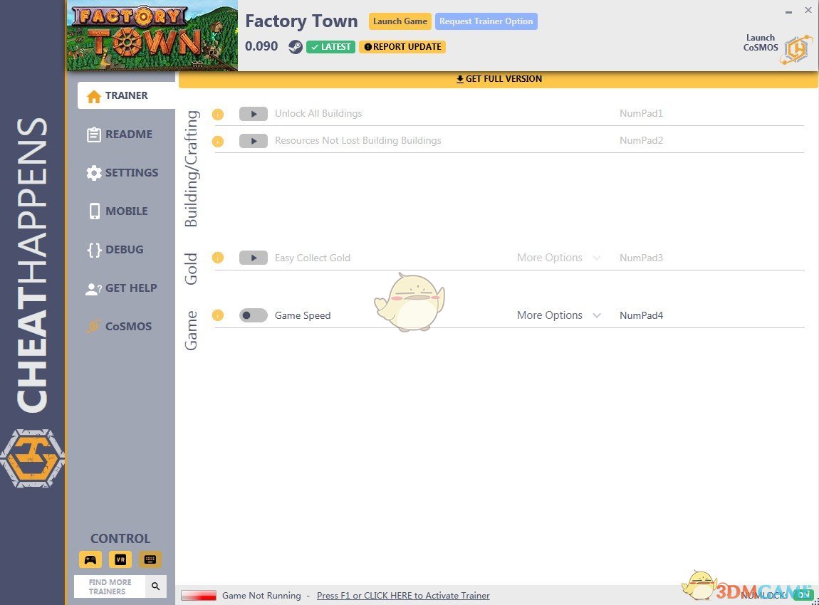 《工业小镇》v1.0四项修改器[Cheat Happens]