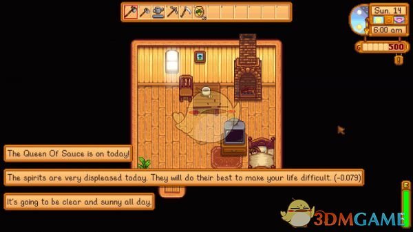 《星露谷物语》每日天气运气消息提醒MOD